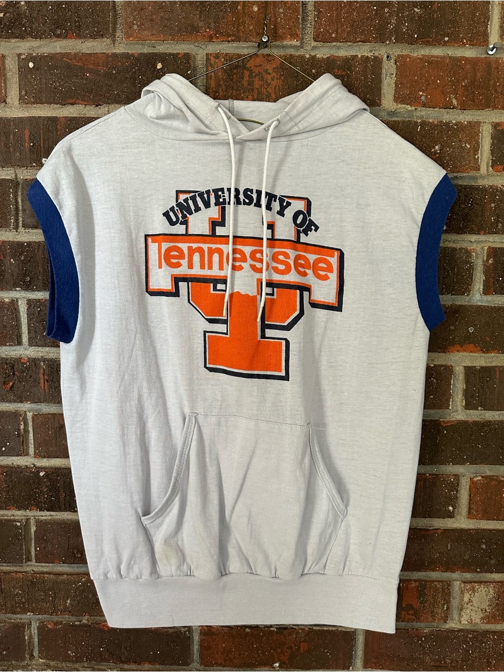 Vintage 1970s/1980s University of Tennessee Volunteers Sleeveless Hoodie